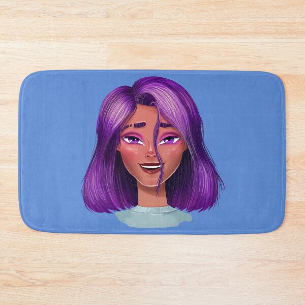 Item preview, Girl with purple hair designed and sold by Olga Vorontsova.