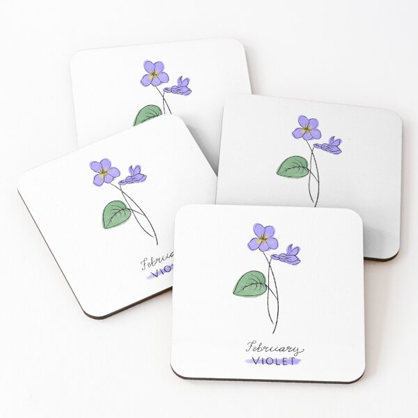 Item preview, Birth Month Flower | February Violet designed and sold by Megan Sundquist.