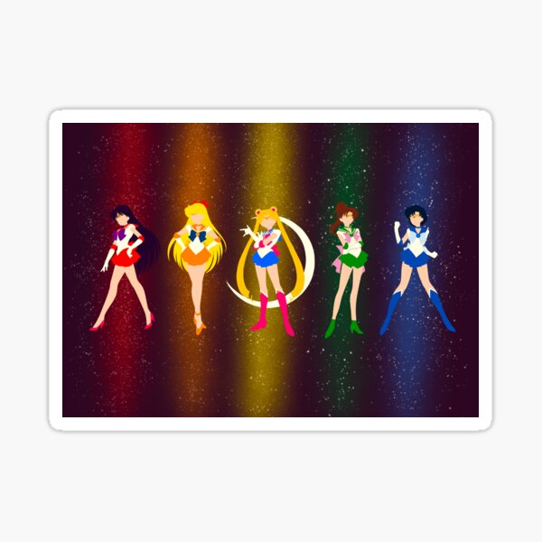 Sailor Scouts Sticker