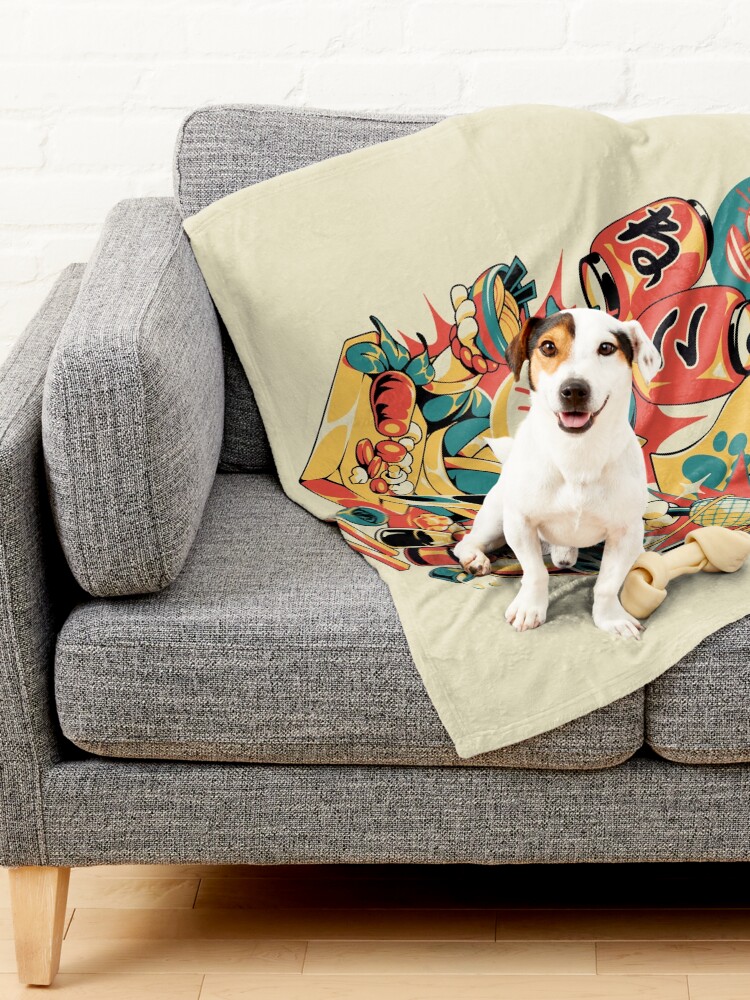 Alternate view of Neko Ramen Pet Blanket