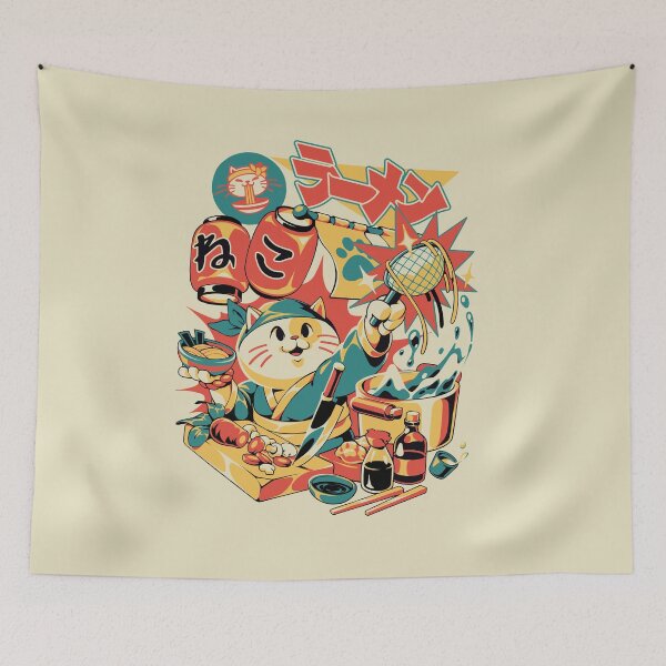 Item preview, Neko Ramen designed and sold by Ilustrata®.