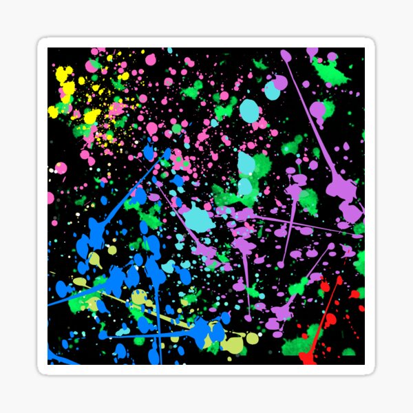 Item preview, Paint Splash designed and sold by TotallyRetroArt.