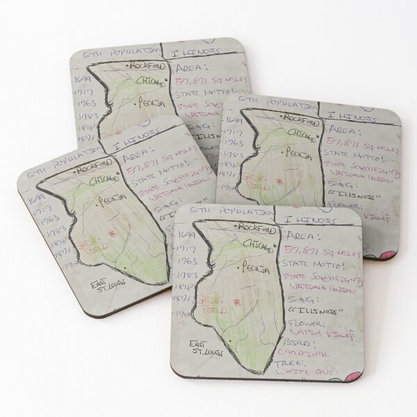 Item preview, The state of Illinois  designed and sold by InsomniaBlues.