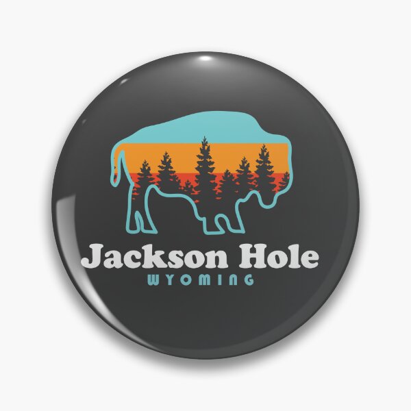 Item preview, Jackson Hole Wyoming Bison Retro Grand Tetons designed and sold by yelly123.