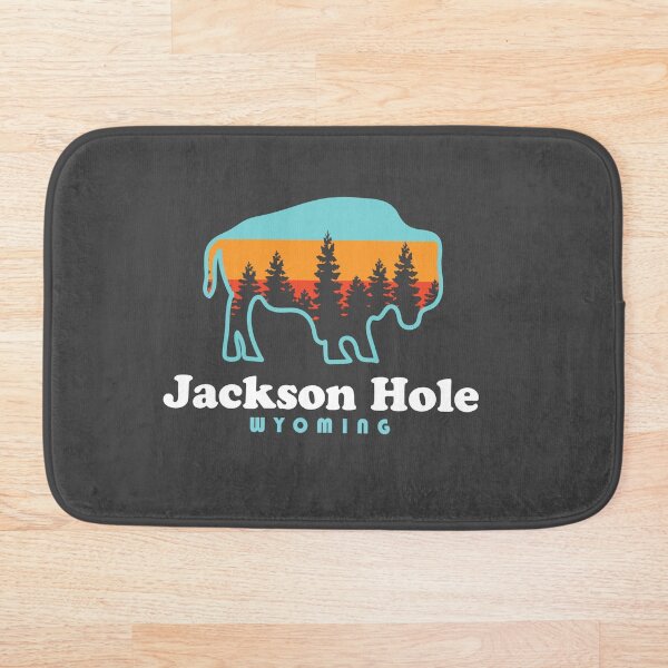 Item preview, Jackson Hole Wyoming Bison Retro Grand Tetons designed and sold by yelly123.