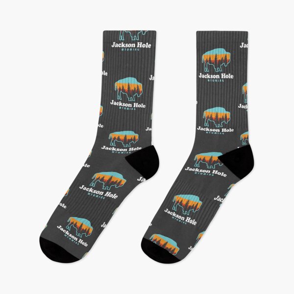 Item preview, Jackson Hole Wyoming Bison Retro Grand Tetons designed and sold by yelly123.