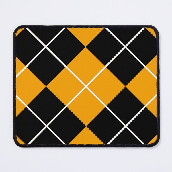 Item preview, Orange Black Argyle pattern Checker Retro design designed and sold by ModSupporters.