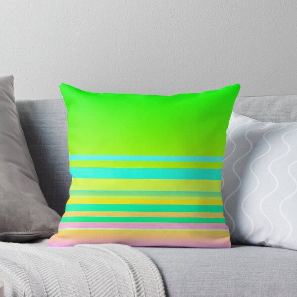 Item preview, Green multicolor striped | Lime green multicolor stripes designed and sold by lausn.