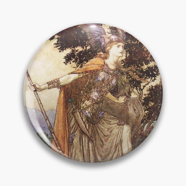 Item preview, Brunhilde by Arthur Rackham 1910 designed and sold by Vintage Designs +.