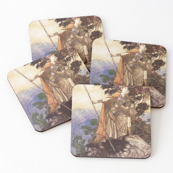 Item preview, Brunhilde by Arthur Rackham 1910 designed and sold by Vintage Designs +.