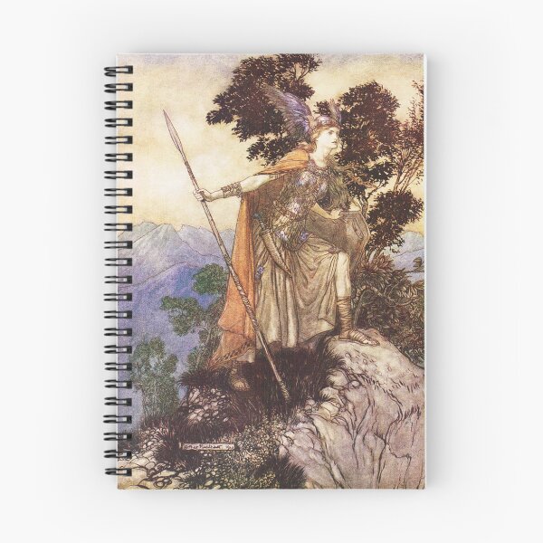 Item preview, Brunhilde by Arthur Rackham 1910 designed and sold by Vintage Designs +.