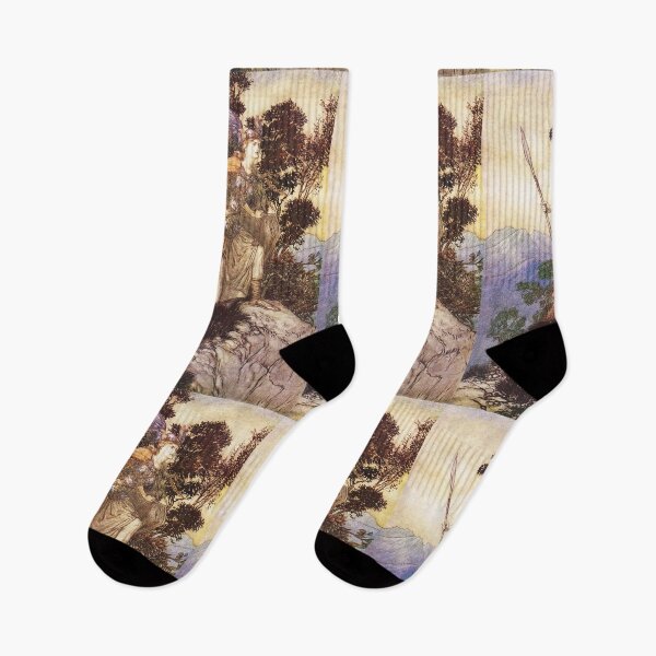Item preview, Brunhilde by Arthur Rackham 1910 designed and sold by Vintage Designs +.