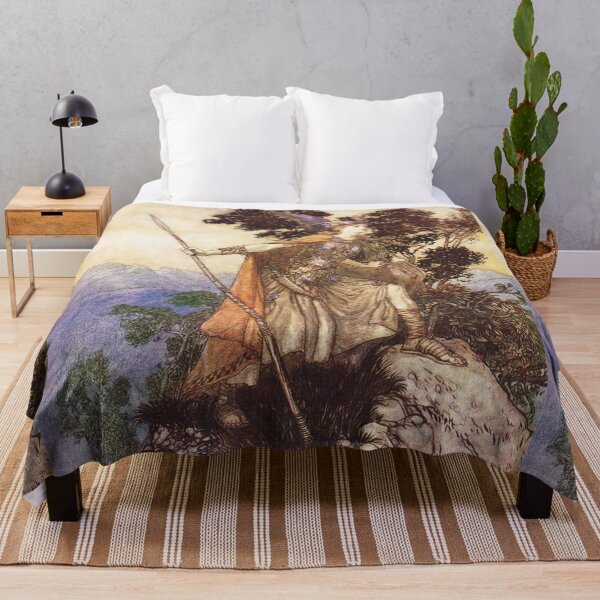 Item preview, Brunhilde by Arthur Rackham 1910 designed and sold by Vintage Designs +.