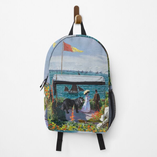 Item preview, Newfie in Monet's Garden at Sainte-Adresse designed and sold by Christine Mullis.