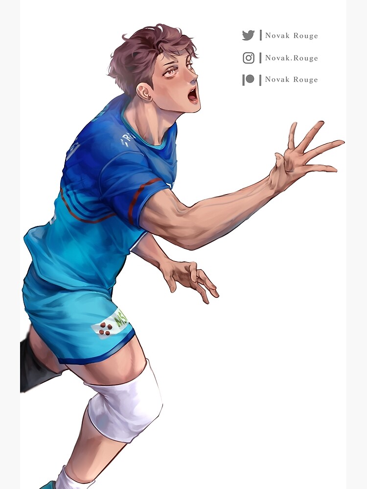 Póster con la obra «Oikawa Tooru Argentina redraw» de Novak-44 | Redbubble