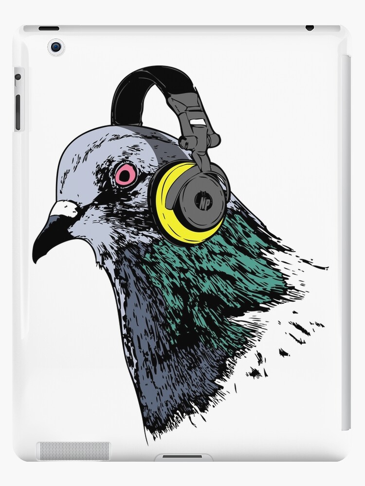 Thumbnail 1 of 2, iPad Case & Skin, Techno Pigeon v2 designed and sold by Nocturnal Prototype™.