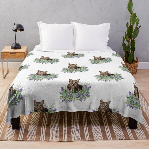 Item preview, Tabby Cat Floral Design designed and sold by OByD.
