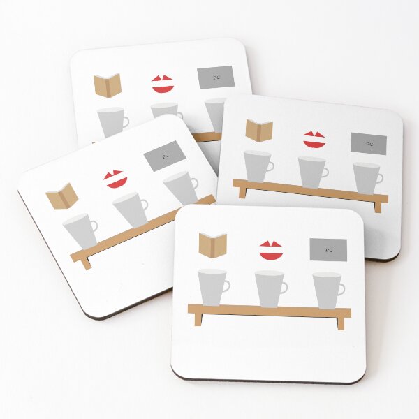 Item preview, There are usually three types of people in cafe. designed and sold by Posterineye.