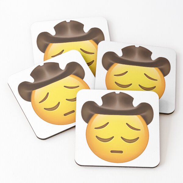 Item preview, Yehaw emoji cowboy cursed  designed and sold by Bearzaar.