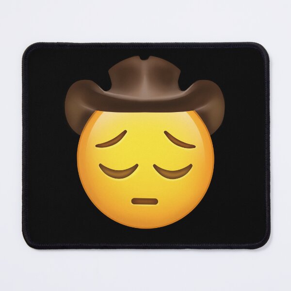 Item preview, Yehaw emoji cowboy cursed  designed and sold by Bearzaar.