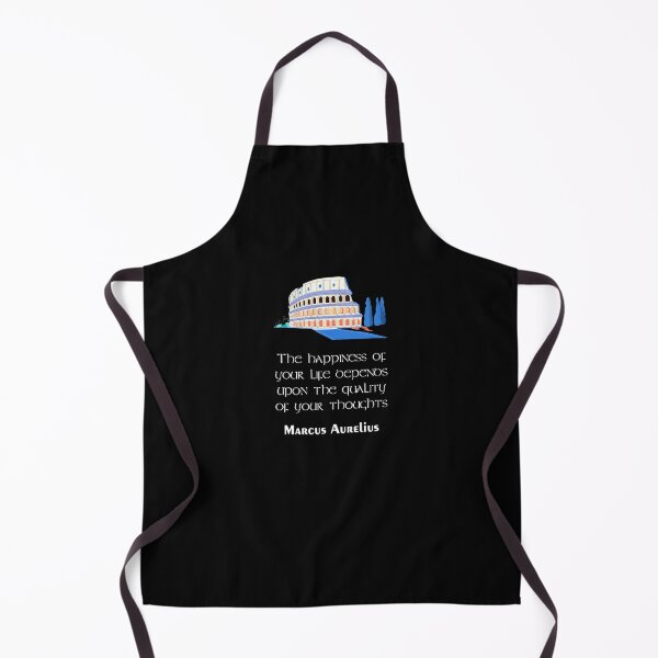 Item preview, Marcus Aurelius - Stoic Caesar - The happiness of your life depends on the quality of your thoughts..- Stoicism quote designed and sold by ArcFoundationCo.