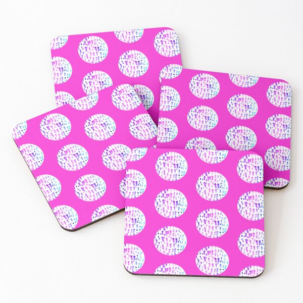Item preview, Magenta dot pattern | watercolor magenta circle pattern designed and sold by lausn.