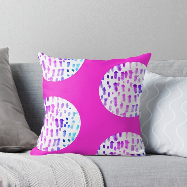 Item preview, Magenta dot pattern | watercolor magenta circle pattern designed and sold by lausn.