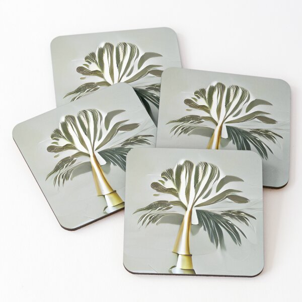 Item preview, royal palm mid-century colorful original art designed and sold by Surrealarts727.