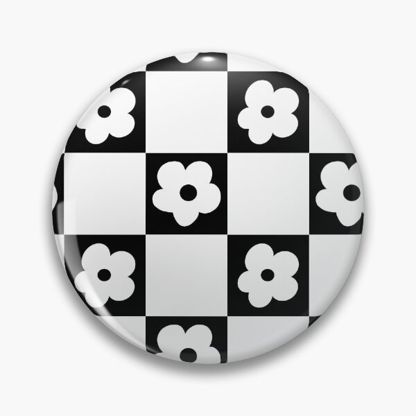 Item preview, Retro Check Flowers #2 #decor #art designed and sold by Anita's & Bella's Art.