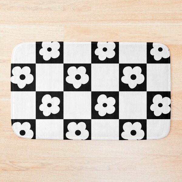 Item preview, Retro Check Flowers #2 #decor #art designed and sold by Anita's & Bella's Art.
