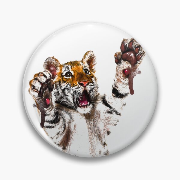 Item preview, Little Tiger Cub Watercolor Portrait, Cute Little Tiger Cub Watercolor Art, Adorable Little Tiger Cub Watercolor, Little Tiger Cub Watercolor Painting designed and sold by Trendymotion.