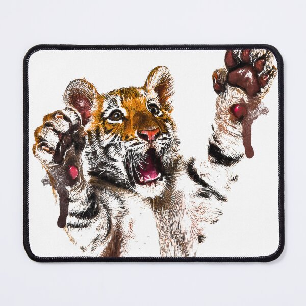 Item preview, Little Tiger Cub Watercolor Portrait, Cute Little Tiger Cub Watercolor Art, Adorable Little Tiger Cub Watercolor, Little Tiger Cub Watercolor Painting designed and sold by Trendymotion.
