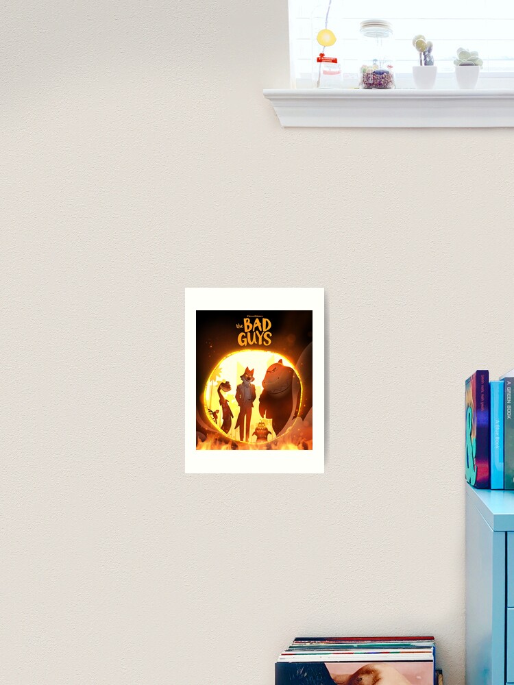 Thumbnail 2 of 3, Art Print, The Bad Guys 2022 Film , The Bad Guys Movie 2022, Mr Piranha Poster designed and sold by DreemzShop.