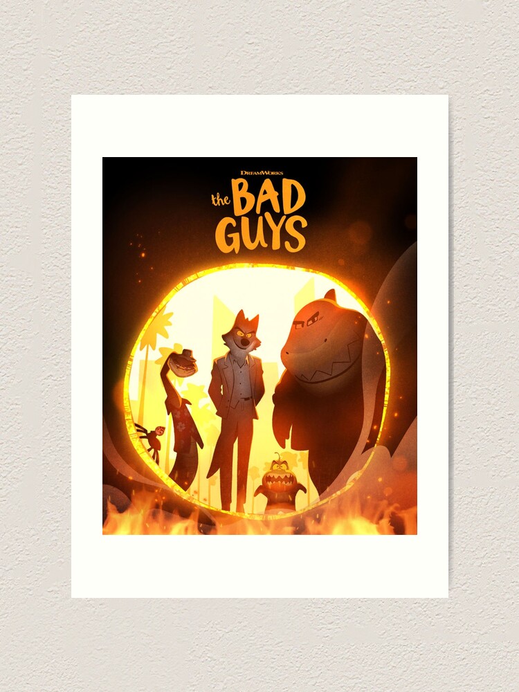 Thumbnail 1 of 3, Art Print, The Bad Guys 2022 Film , The Bad Guys Movie 2022, Mr Piranha Poster designed and sold by DreemzShop.