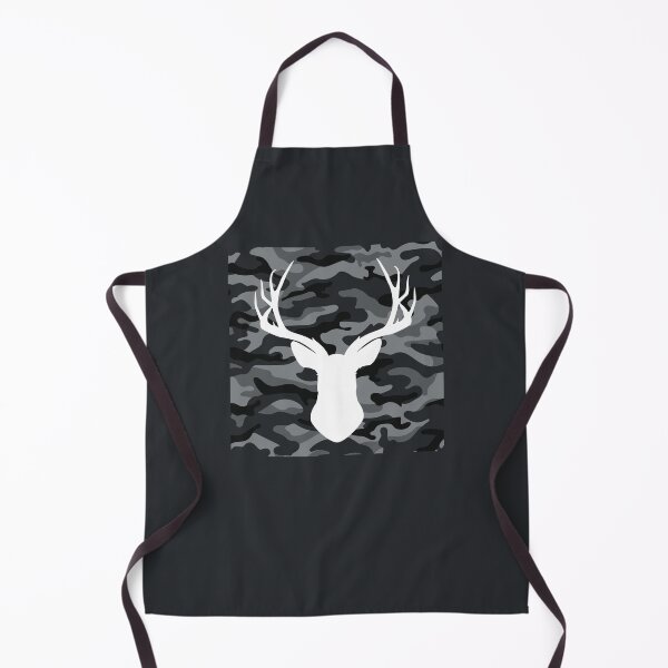 Artikelvorschau, Hirschkopf Grau & Schwarz Camo entworfen und verkauft von Stephanndesigns.