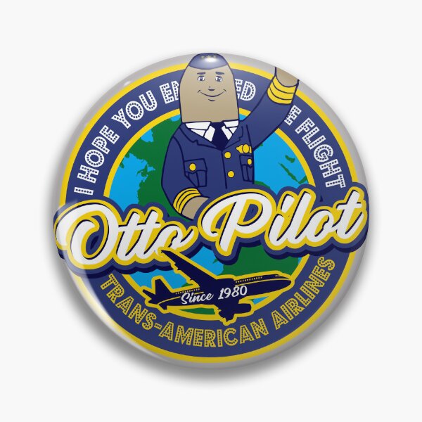 Item preview, Otto Pilot Airplane Pilot designed and sold by Alema Art.