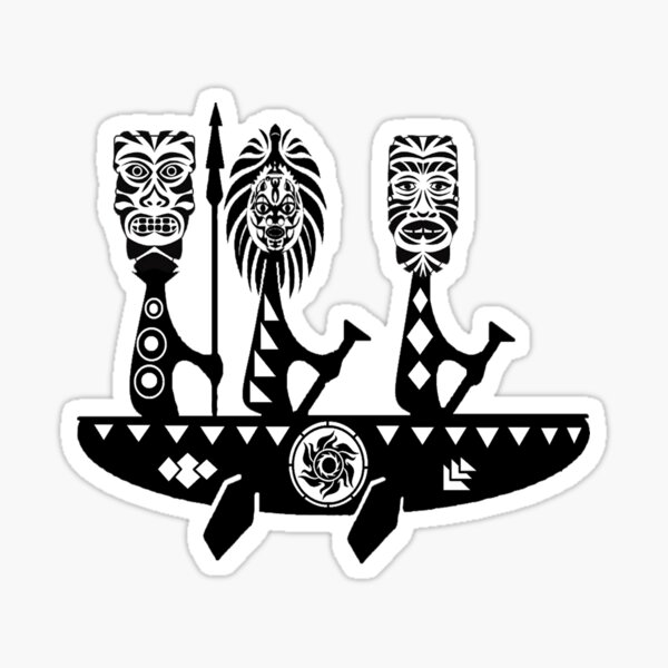 Voile maori Sticker