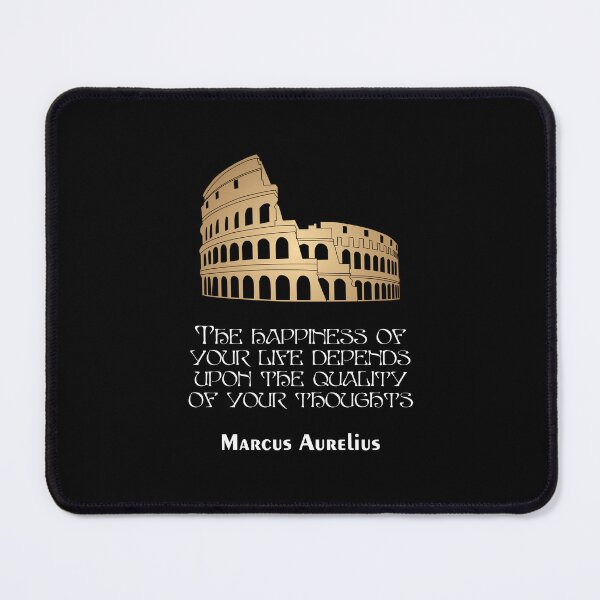 Item preview, Marcus Aurelius - Stoic Caesar - The happiness of your life depends on the quality of your thoughts..- Stoicism quote designed and sold by ArcFoundationCo.