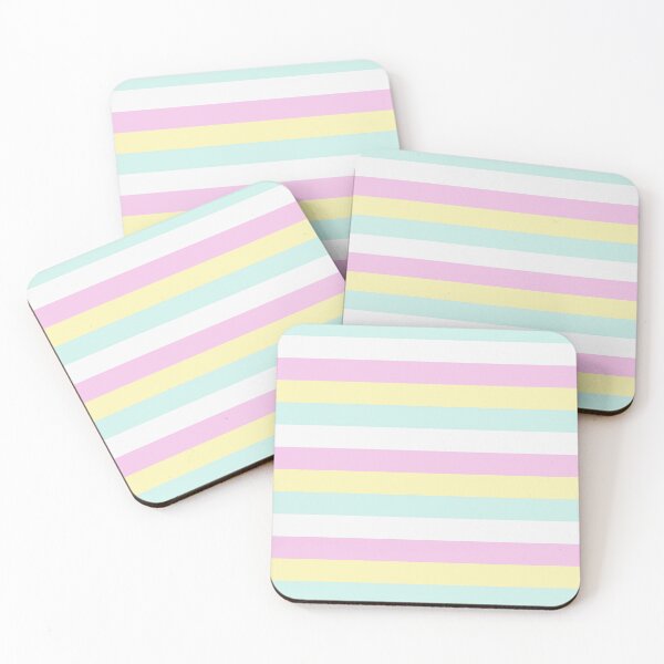 Item preview, Multi Colored Pastel Striped Design designed and sold by Designs By Carol Denise.