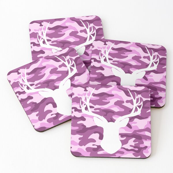 Item preview, Deer Head Pink & Purple Camo designed and sold by Stephanndesigns.