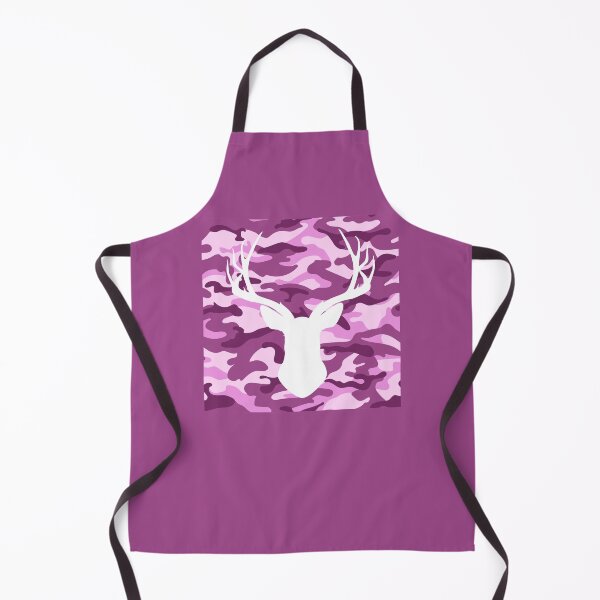 Artikelvorschau, Hirschkopf Pink & Lila Camo entworfen und verkauft von Stephanndesigns.