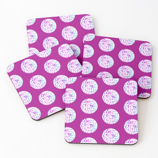 Item preview, Dark magenta dot pattern (magenta circle pattern) designed and sold by lausn.