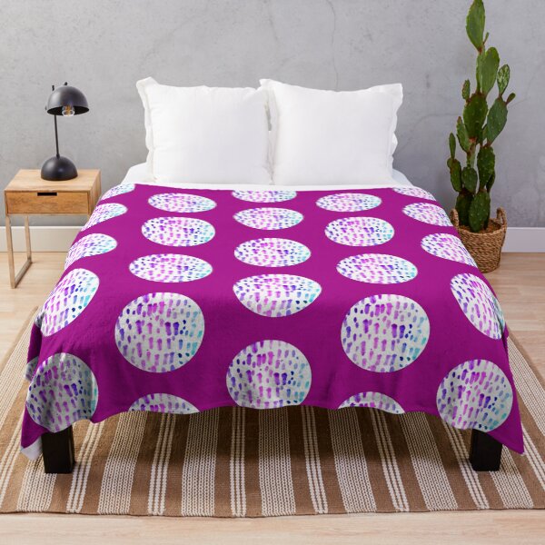 Item preview, Dark magenta dot pattern (magenta circle pattern) designed and sold by lausn.