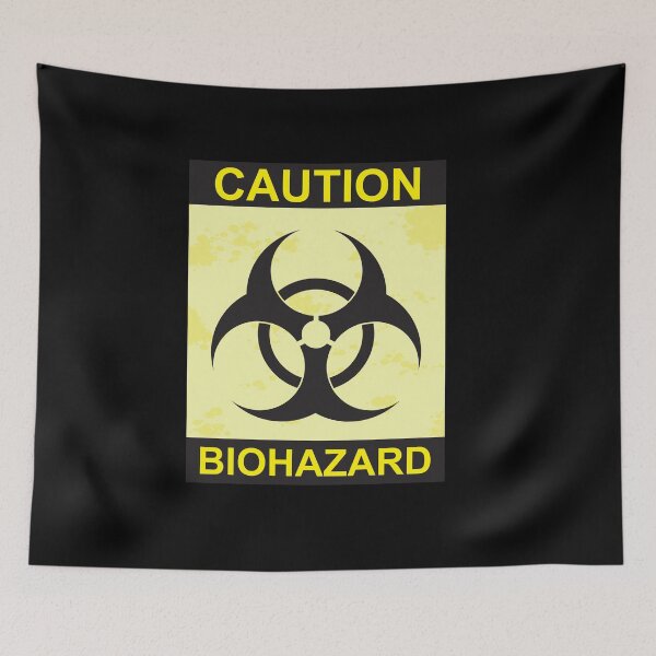 Item preview, bio hazard Caution sign designed and sold by gpsapparel.