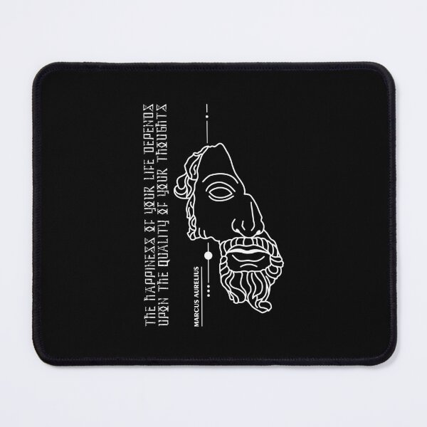 Item preview, Marcus Aurelius - Stoic Caesar - The happiness of your life depends on the quality of your thoughts..- Stoicism quote designed and sold by ArcFoundationCo.