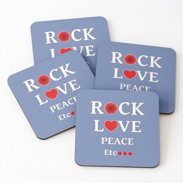 Item preview, "Rock, Love, Peace, Etc..." with purple red rose designed and sold by LV-creator.