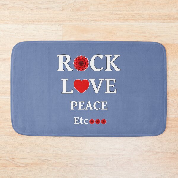Item preview, "Rock, Love, Peace, Etc..." with purple red rose designed and sold by LV-creator.