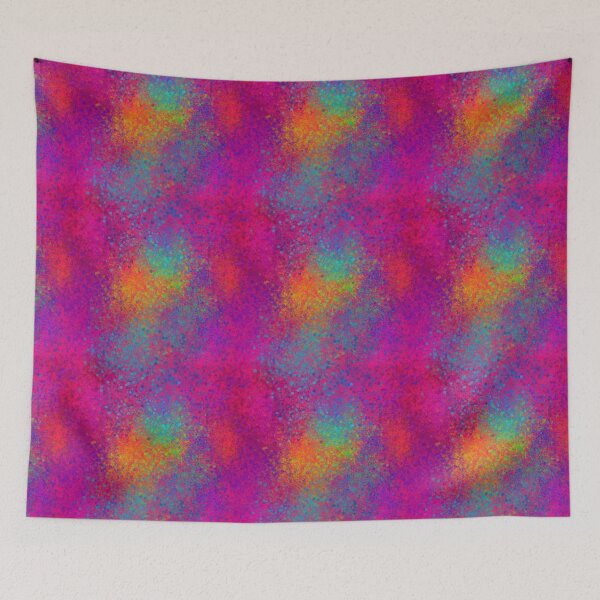 Item preview, Paint Splatters on Melon red | Cherie's Art(c)2022 designed and sold by CheriesArt.