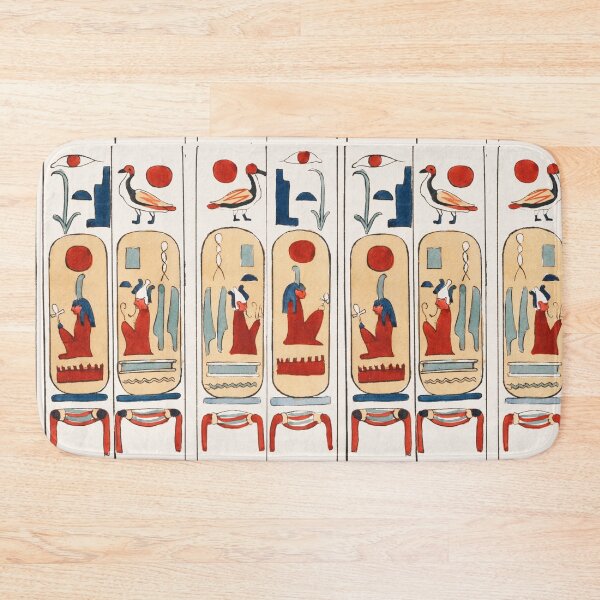 Item preview, Egyptian Hieroglyphs, Hieroglyphics, Hieroglyphics translated	 designed and sold by ABIR ILLUSTRATION.
