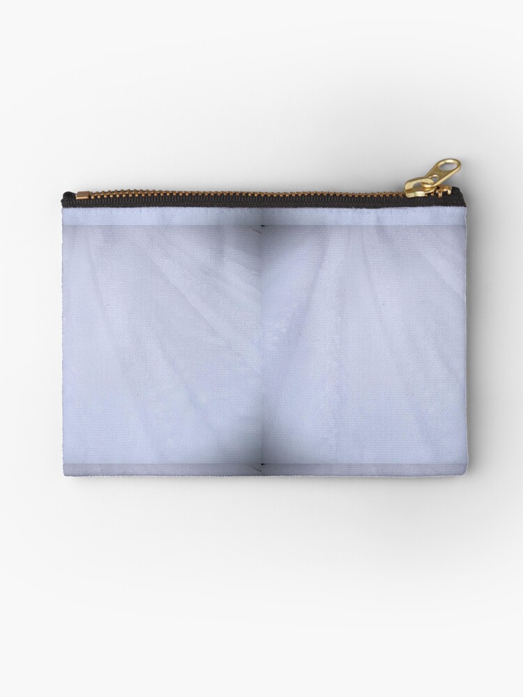 Thumbnail 1 of 4, Zipper Pouch, Stillness Gifts Go to Work in the Snow - snow wall art, snow photo tire tracks designed and sold by stillnessgifts.